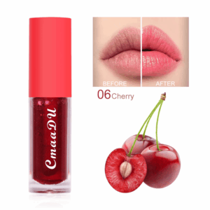 brilho labial frutas hidratante 6 cores efeito mudança de cor