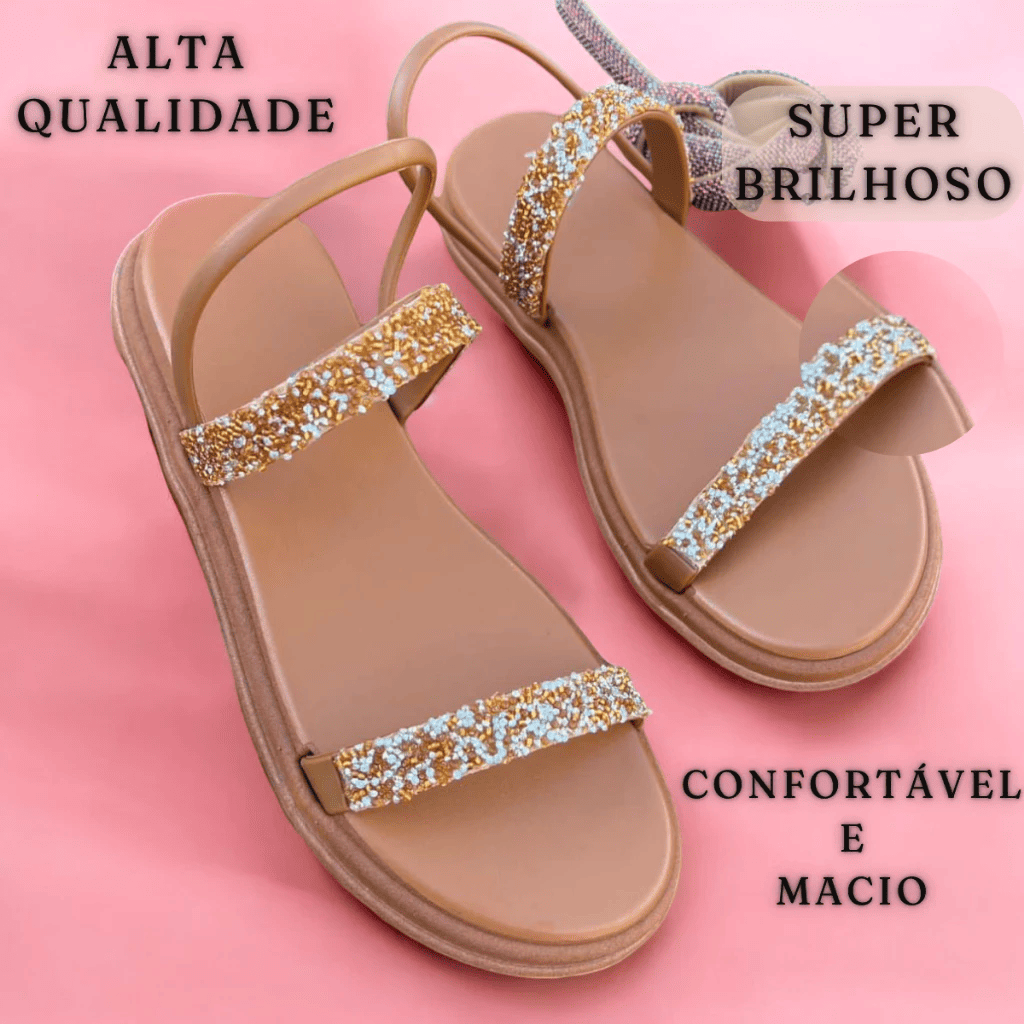 sandália rasteirinha feminina flat verão confortável sandália rasteirinha feminina flat verão confortável
