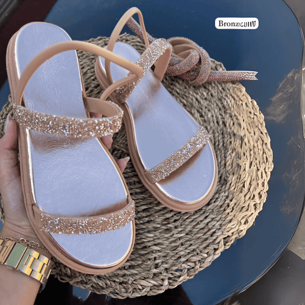 sandália rasteirinha feminina flat verão confortável sandália rasteirinha feminina flat verão confortável