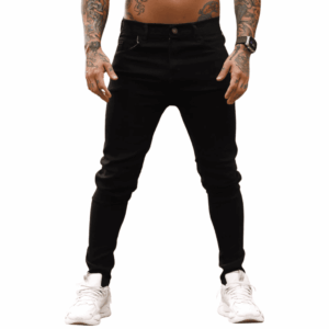 calça jeans masculina slim com elastano premium confortável e moderna