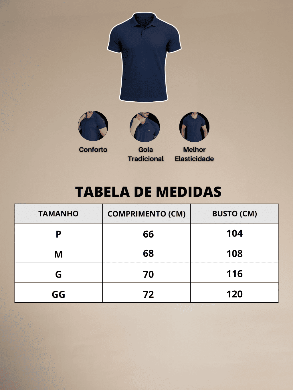 camisa polo masculina lisa em algodão piquet confortável casual premium camisa polo masculina lisa em algodão piquet confortável casual premium