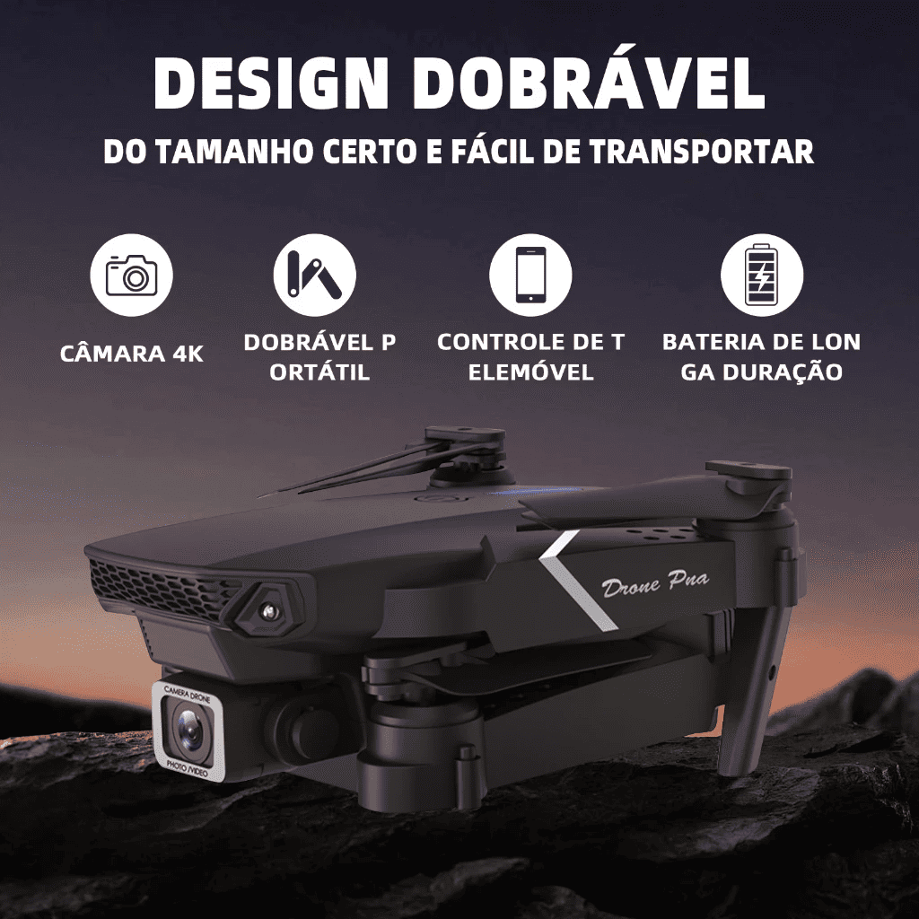 drone e88 pro profissional com câmera hd wi fi grande + 2 baterias drone e88 pro profissional com câmera hd wi fi grande + 2 baterias