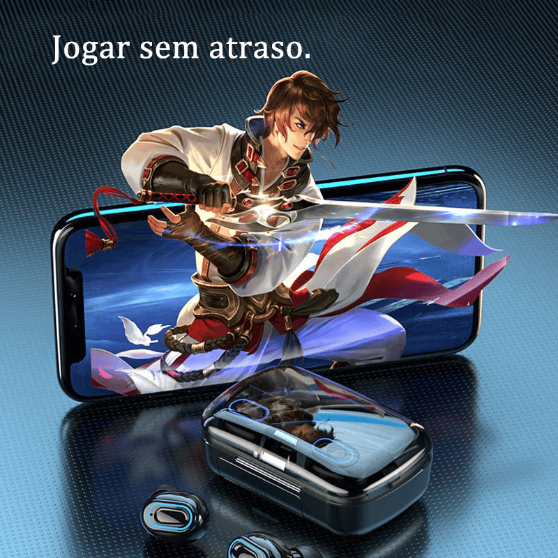 fone de ouvido bluetooth m10 tws 5.1 com display led touch redução de ruído fone de ouvido bluetooth m10 tws 5.1 com display led touch redução de ruído