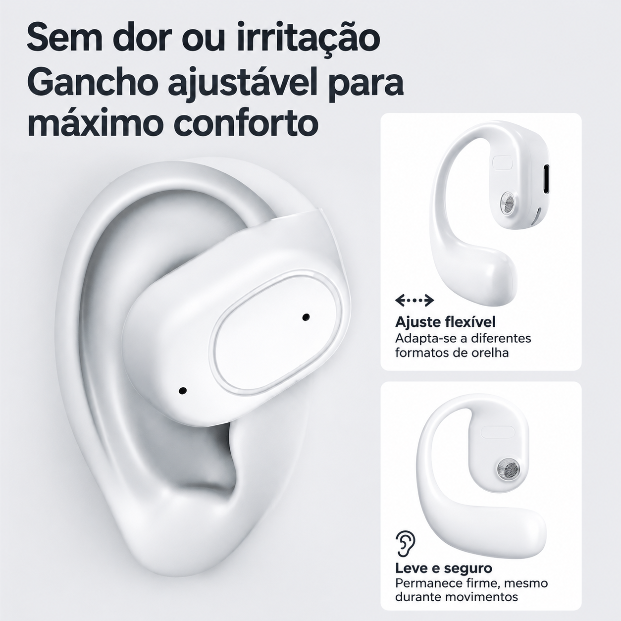 fone de ouvido bluetooth sem fio À prova d'Água com bateria de longa duração fone de ouvido bluetooth sem fio À prova d'Água com bateria de longa duração