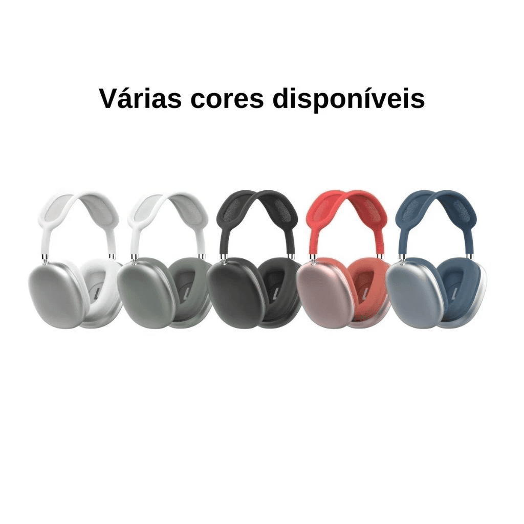fone de ouvido bluetooth p9 air sem fio headphone recarregável com microfone fone de ouvido bluetooth p9 air sem fio headphone recarregável com microfone