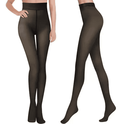 meia calça térmica peluciada translúcida feminina super elástica com pé efeito transparente meia calça térmica peluciada translúcida feminina super elástica com pé efeito transparente