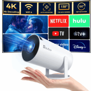 projetor hy300 original smart android 11 portátil wi fi bluetooth 4k ultra hd hdmi