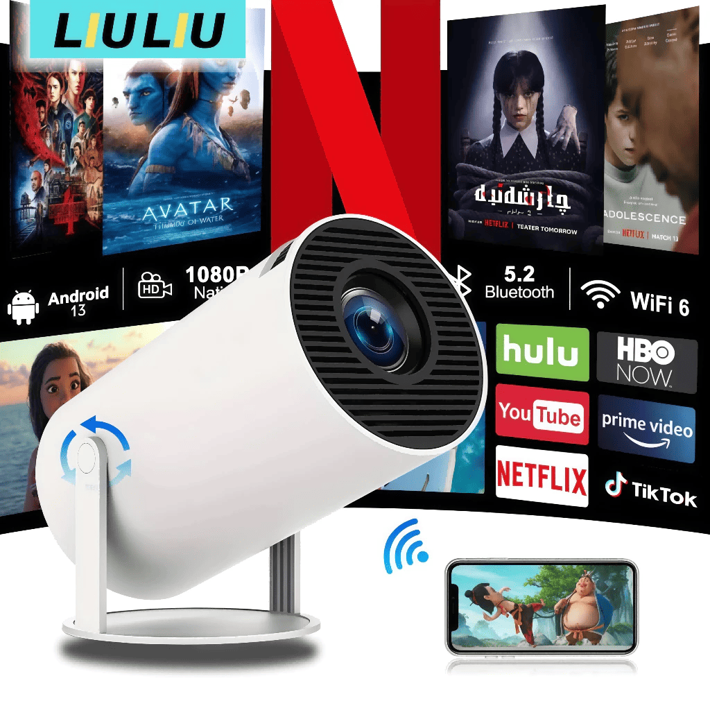 projetor hy300 original smart android 11 portátil wi fi bluetooth 4k ultra hd hdmi projetor hy300 original smart android 11 portátil wi fi bluetooth 4k ultra hd hdmi