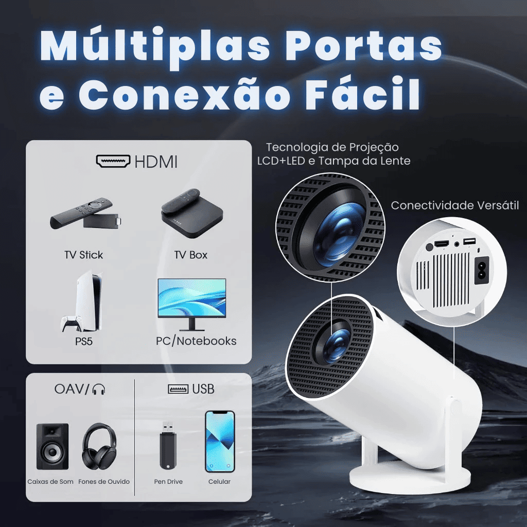 projetor hy300 original smart android 11 portátil wi fi bluetooth 4k ultra hd hdmi projetor hy300 original smart android 11 portátil wi fi bluetooth 4k ultra hd hdmi